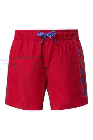 Short de bain - Rouge
