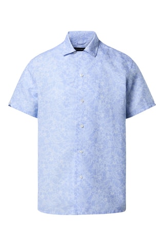 Chemise en lin - Bleu
