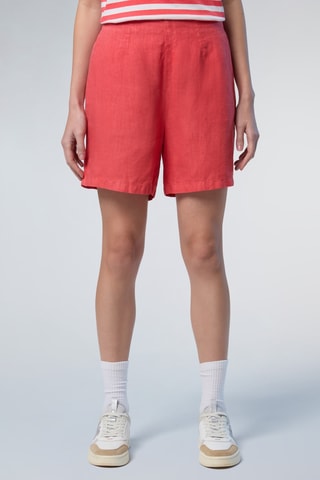 Short en lin - Orange