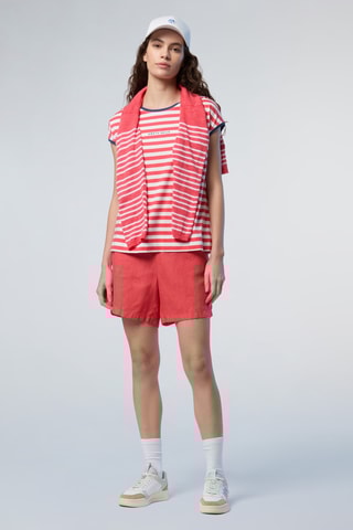 Short en lin - Orange