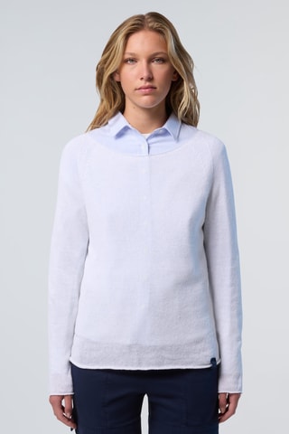 Pull en lin - Orange