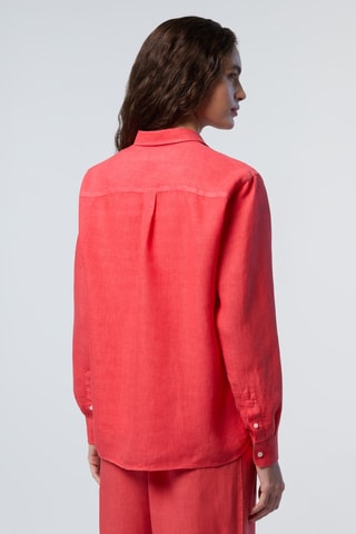 Chemise en lin - Orange