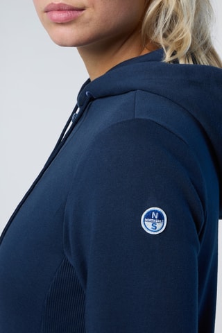 Sweat à capuche - Bleu