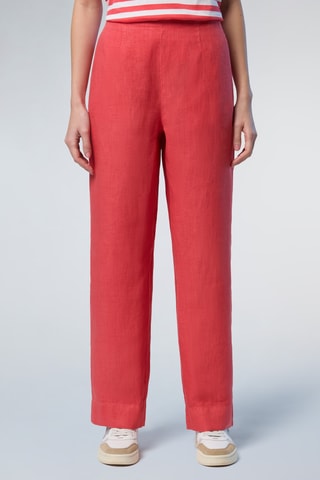 Pantalon en lin - Orange