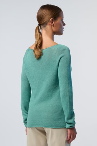 Pull en lin - Vert