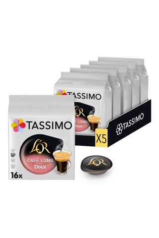 80 cialde Tassimo - L’Or Café Long Doux - 5 x 16 cialde