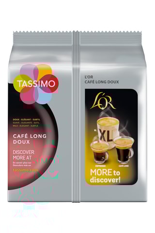 80 cialde Tassimo - L’Or Café Long Doux - 5 x 16 cialde