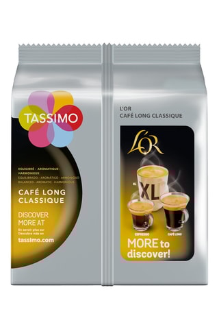 80 cialde Tassimo - L'Or Café Long Classique - 5 x 16 cialde