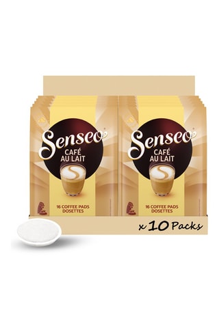 160 dosettes Senseo - Café au lait - 10 x 16 dosettes