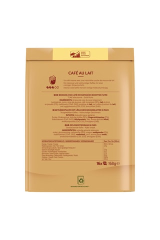 160 dosettes Senseo - Café au lait - 10 x 16 dosettes