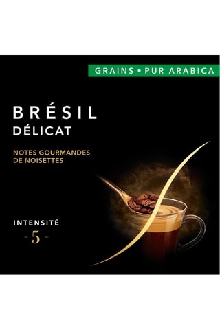6 x 500 g - Caffè in grani L'Or Espresso Brésil - Intensità 5