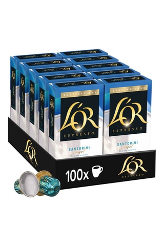 100 capsule - Espresso Santorini Sunset - Intensità 7 - 10 x 10 capsule L’OR ESPRESSO