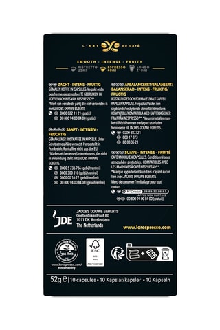 100 capsule - Café Ultimo - Intensità 13 - 10 x 10 capsule L’Or Espresso