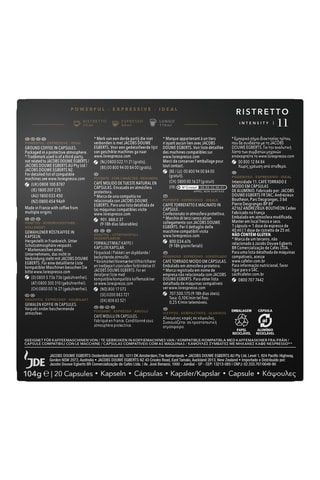 200 capsule - Café Ristretto - Intensità 11 - 10 x 20 capsule L’Or Espresso