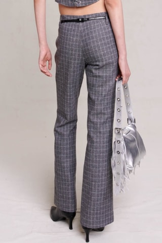 Pantalon flare - Gris