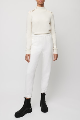 Jogging laine vierge - Ecru