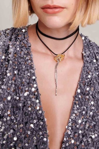 Robe fourreau - Argenté