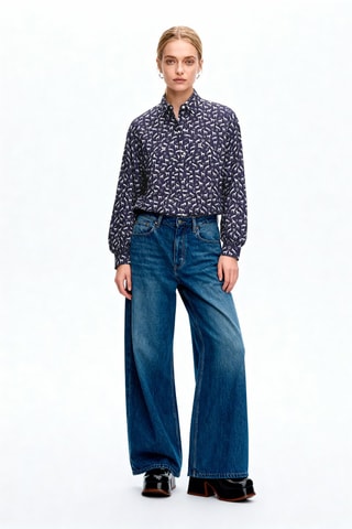 Chemisier - Bleu marine