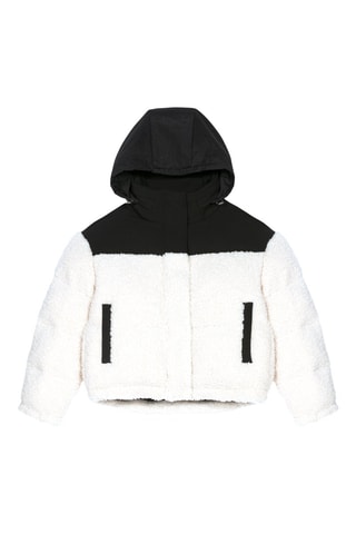 Doudoune à capuche - Écru