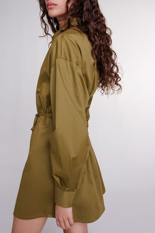 Robe chemise - Kaki