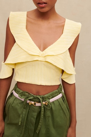 Crop top - Jaune