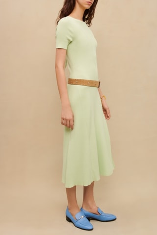 Robe midi - Vert