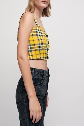 Crop top - Jaune