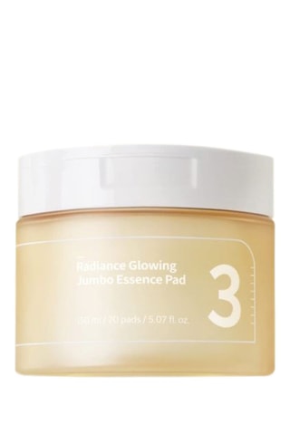 70 compresses imbibées de tonique Radiance Glowing Jumbo Essence - Peaux mixtes - 150 ml
