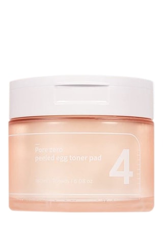 70 compresses imbibées de tonique Pore Zero Peeled Egg Toner - Tout type de peau - 150 ml