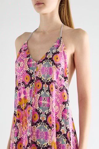 Robe longue sans manches - Rose