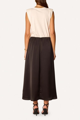 Robe - Écru et noir