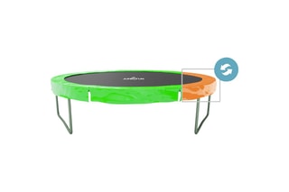 Cojín de protección reversible - 6 FT - 185 cm - Verde