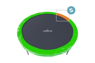 Cojín de protección reversible - 6 FT - 185 cm - Verde