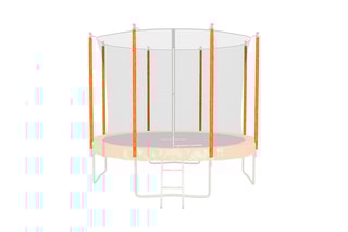 8 guaine universali per pali da tappeto elastico - 179 x 10 cm - Arancione