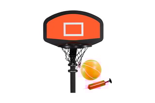 Canestro da basket rigido per trampolino - 56 x 35 cm