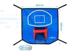 Canestro da basket per trampolino - 60 x 60 cm