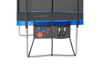 Retina portascarpe per trampolino - Nero