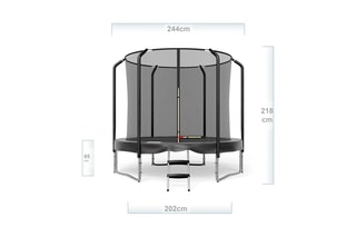 Tappeto elastico Semi-Pro Jump4fun - 244 cm