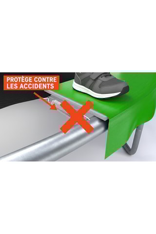 Cuscino di protezione per tappeto elastico 12 ft - 366 cm - Verde