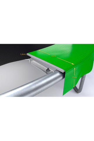 Cuscino di protezione per tappeto elastico 12 ft - 366 cm - Verde