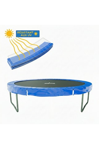 Cuscino di protezione per tappeto elastico 12 ft - 366 cm - Blu