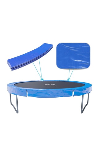Cuscino di protezione per tappeto elastico 12 ft - 366 cm - Blu