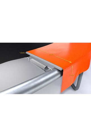 Cuscino di protezione per tappeto elastico 12 ft - 366 cm - Arancione