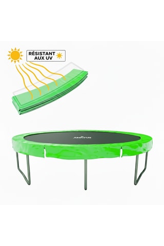 Cuscino di protezione per tappeto elastico 12 ft - 366 cm - Verde