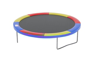 Cuscino di protezione per tappeto elastico - 305 cm - 10FT - Blu, giallo e rosso