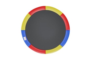 Cuscino di protezione per tappeto elastico - 305 cm - 10FT - Blu, giallo e rosso