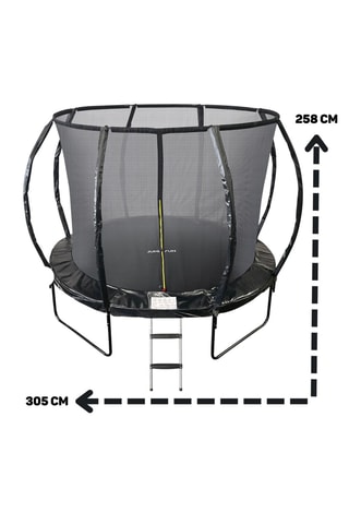 Trampolim redondo rede interior - A partir dos 3 anos - 305 x 305 x 258 cm