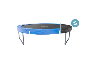 Cuscino per tappeto elastico - 14 FT - 427 cm - Blu - Blu e nero