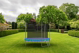 Cuscino per tappeto elastico - 14 FT - 427 cm - Blu - Blu