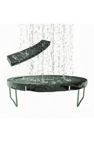 Cuscino per tappeto elastico - 14 FT - 427 cm - Blu - Nero